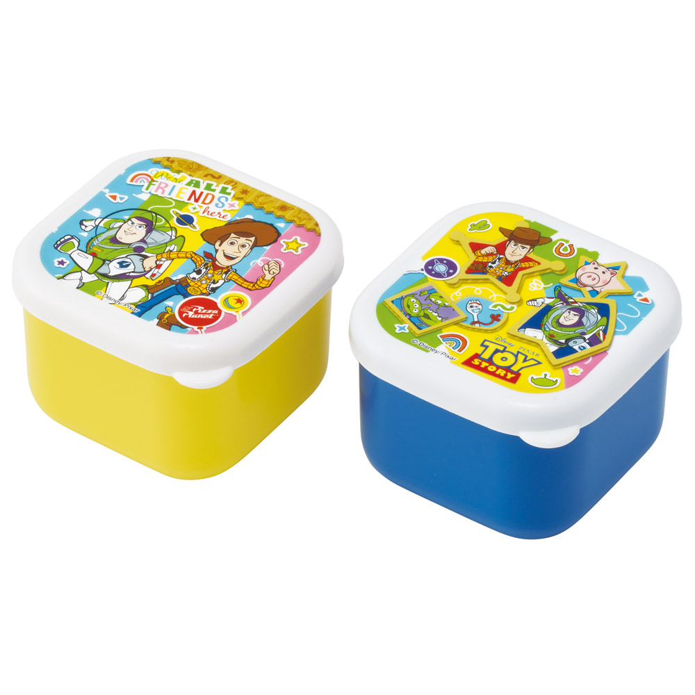 スケーター ミニ シール ボックス 130ml 2個 セット 小物入れ 容器 デザート容器 可愛い skater MO1W トイストーリー 26年 トイ・ストーリー 男の子 女の子【デザート 容器 フルーツ ケース 果物 お菓子 入れ】