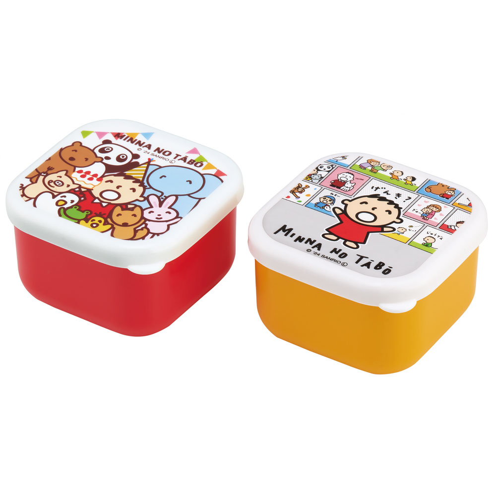 抗菌 ミニ シール ボックス 2個 セット お弁当 デザート 容器 子供 キャラクター skater スケーター MO2WAG みんなのたあ坊 たあ坊 サンリオ グッズ