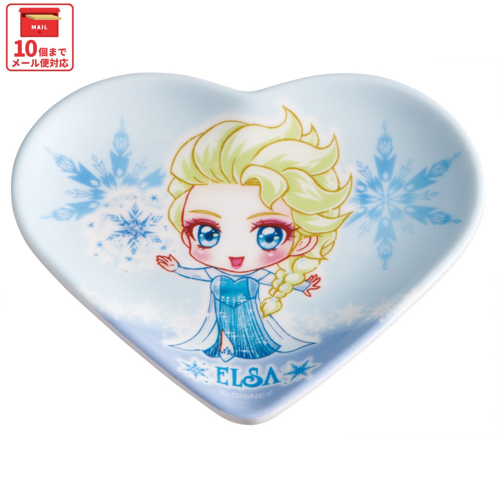 【メール便対象品】 メラミン ミニプレート ハート 食器 小鉢 小皿 ミニ プレート お皿 取り皿  MPHT1 スケーター skater 中川翔子 アナと雪の女王 アナ雪 エルサ【醤油皿 おやつ 食事 小物入れ】