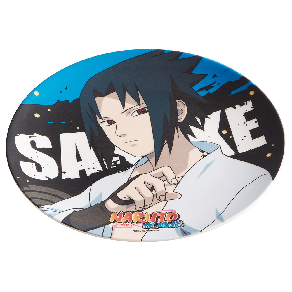 メラミン プレート お皿 皿 さら おしゃれ キャラクター 朝食 トースト 来客用 skater スケーター MPL20P NARUTO 疾風伝 ナルト サスケ SASUKE うちはサスケ【取り皿 柄 お菓子 サラダ プレゼント 洋食器 洋風 丸型】