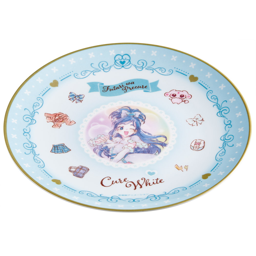 スケーター メラミン 皿 プレート お皿 さら おしゃれ キャラクター 朝食 トースト 来客用 skater MPL20P ふたりはプリキュア キュアホワイト プリキュア グッズ【取り皿 柄 お菓子 サラダ プレゼント 洋食器 洋風 丸型】