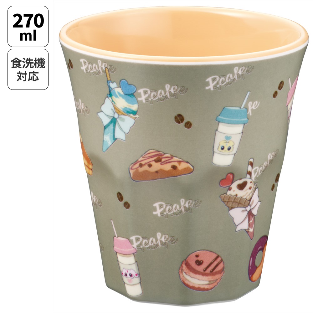 メラミンタンブラー 270ml ふたりはプリキュア カフェ／MTB2_4973307677274