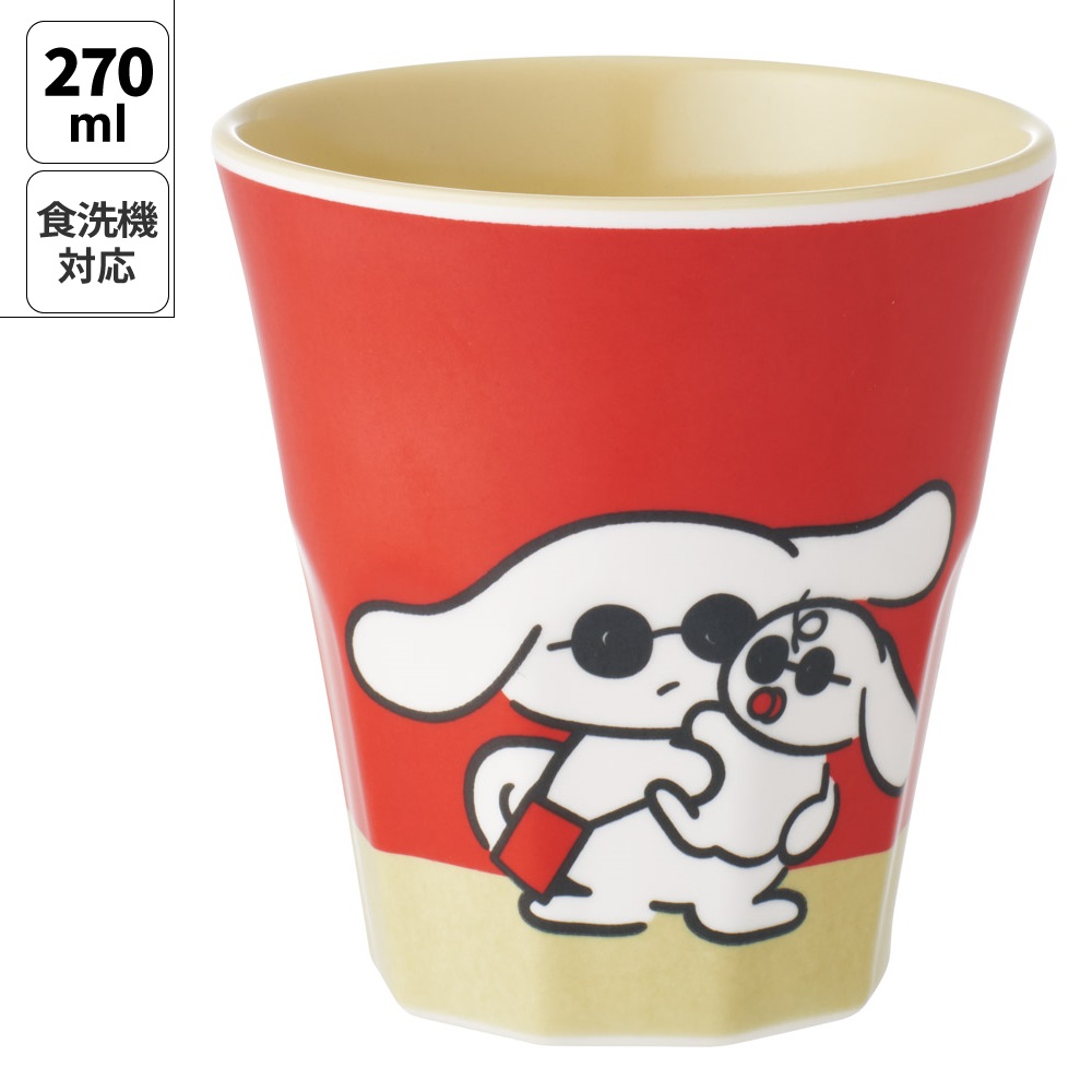 メラミンタンブラー 270ml アイシナモロール レッド／MTB2_4973307704413