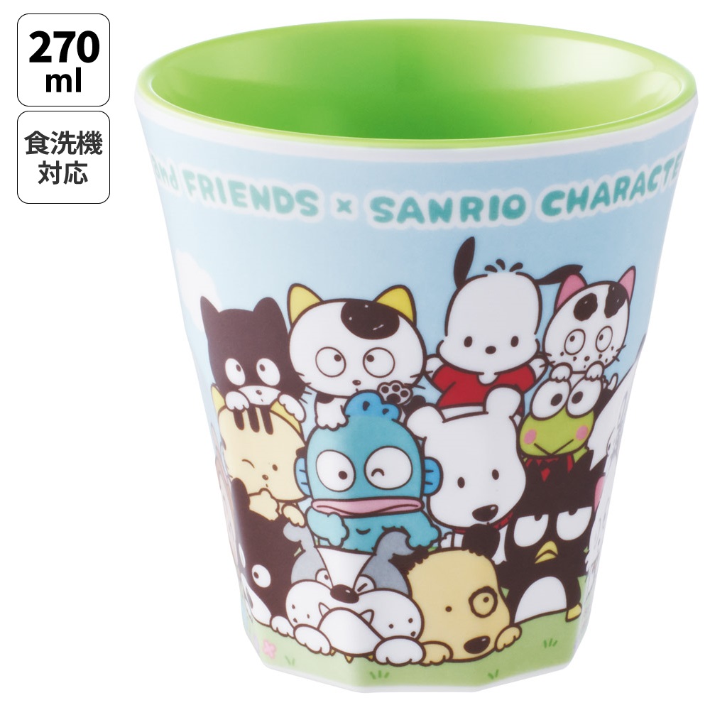 メラミンタンブラー 270ml タマ×サンリオキャラクターズ／MTB2_4973307706349