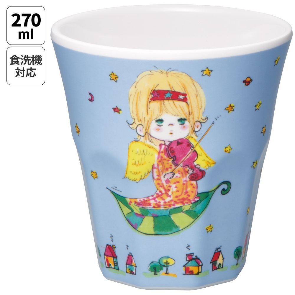 スケーター メラミン カップ コップ キャラクター 子供 割れにくい メラミンコップ skater MTB2 水森亜土 亜土ちゃん かわいい グッズ【食洗機対応 取っ手なし タンブラー メラミンタンブラー】