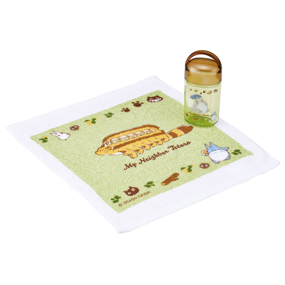 抗菌ケース付おしぼり となりのトトロ（ネコバス）／OA5AG_4973307649646／スケーター
