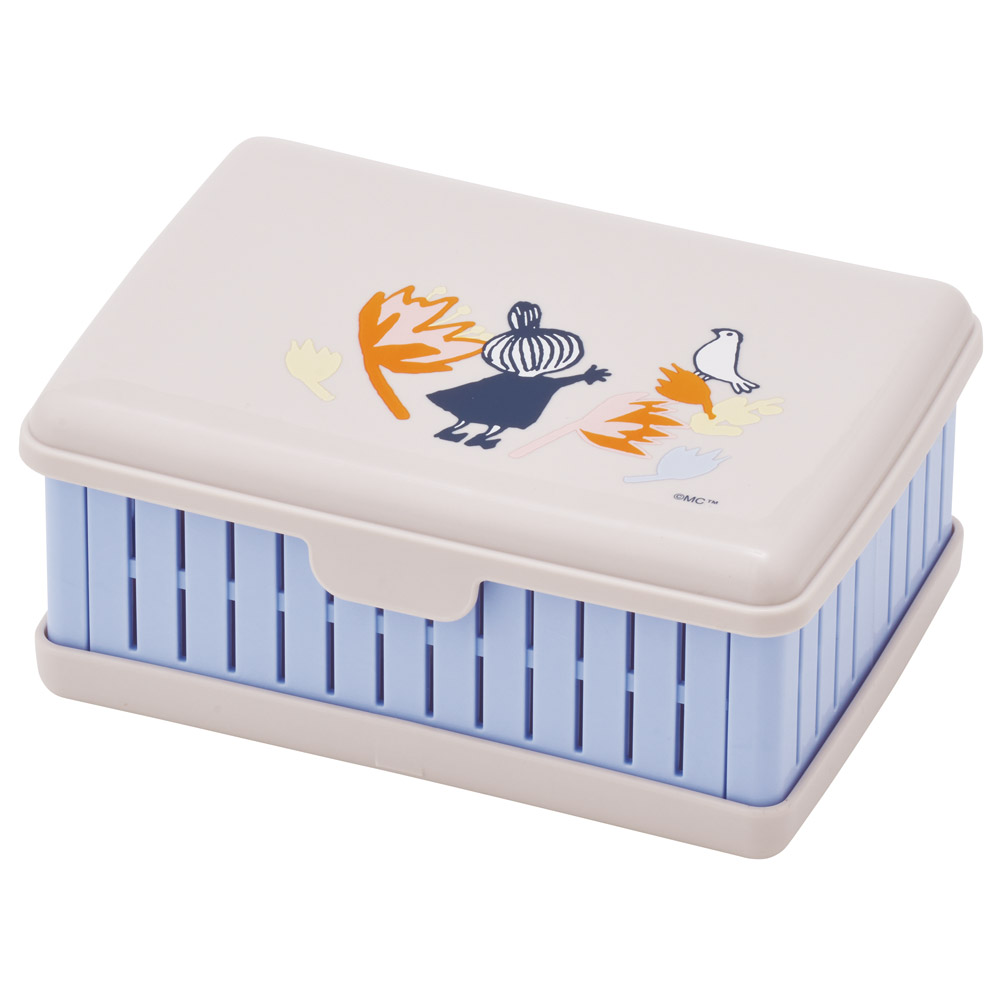 スケーター サンドイッチケース 折りたたみ 折り畳み 弁当箱 お弁当 日本製 サンドウィッチ skater OS1 ムーミン Moomin リトルミイ フラワー【サンドイッチ ケース ランチ 1段 おしゃれ かわいい ピクニック】