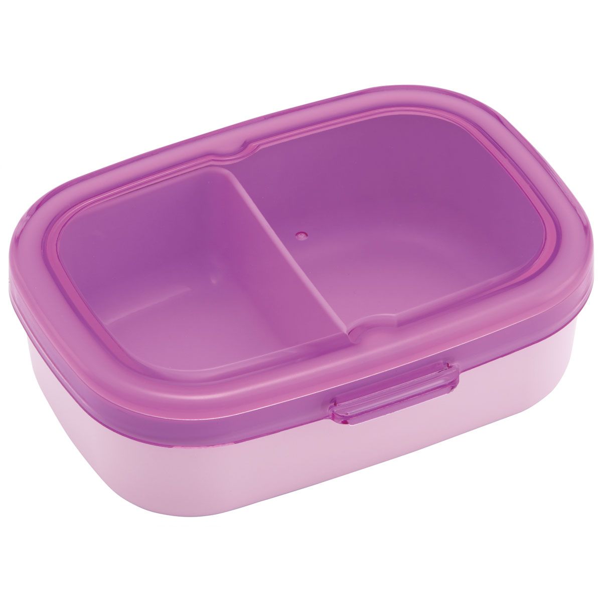 スケーター パッキン一体型 ラク洗 らくあら ランチボックス 340ml 楽洗 留め具一体型 洗いやすい skater PALB4 モーブピンク【ランチ 弁当箱 お弁当 電子レンジ 食洗機 対応 子供】