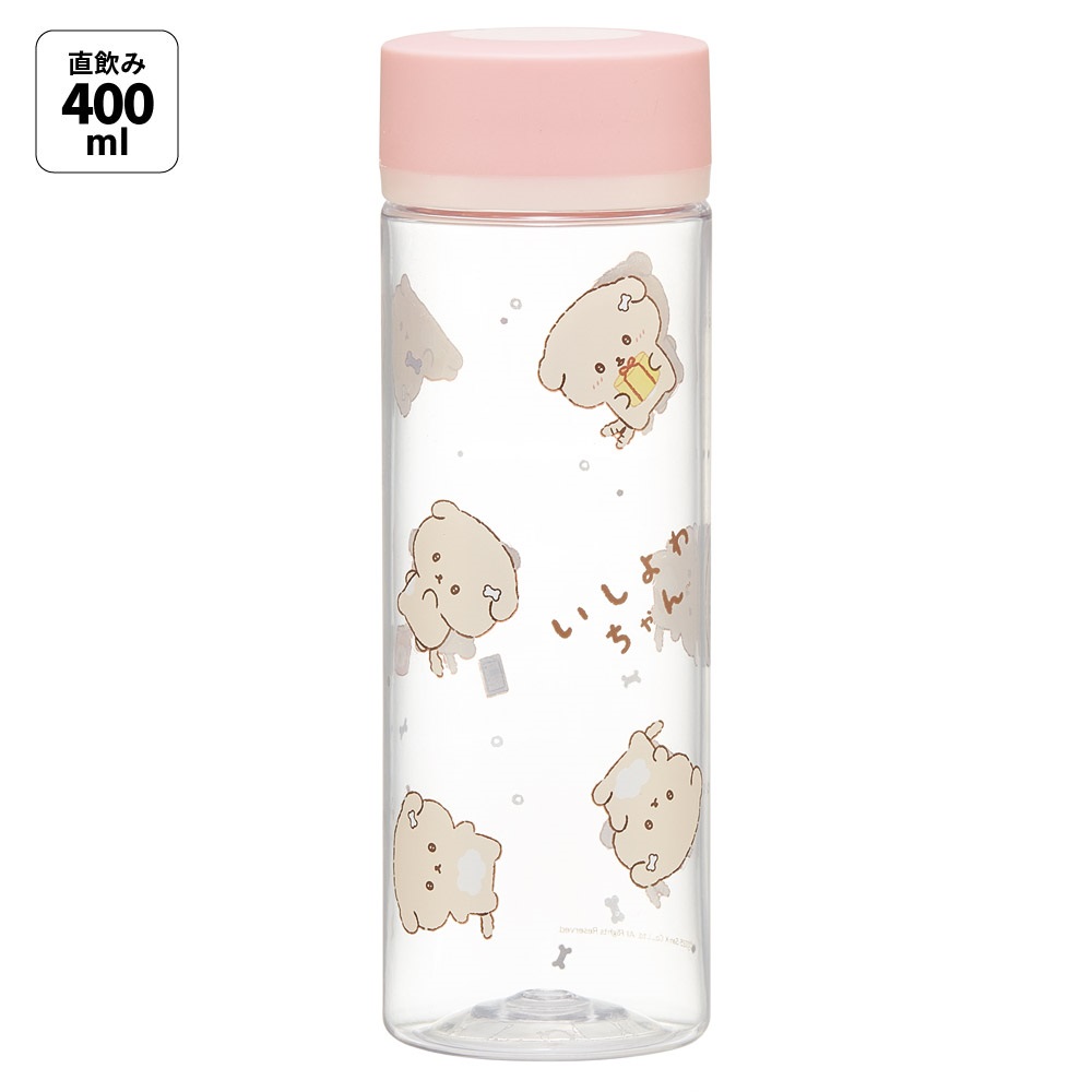 スケーター 水筒 ミニ サイズ プラスチック 400ml 大人 直飲み ウォーターボトル かわいい skater PDC4 いしよわちゃん グッズ サンエックス【軽量 キッズ おしゃれ クリア マイボトル クリアボトル 洗いやすい】