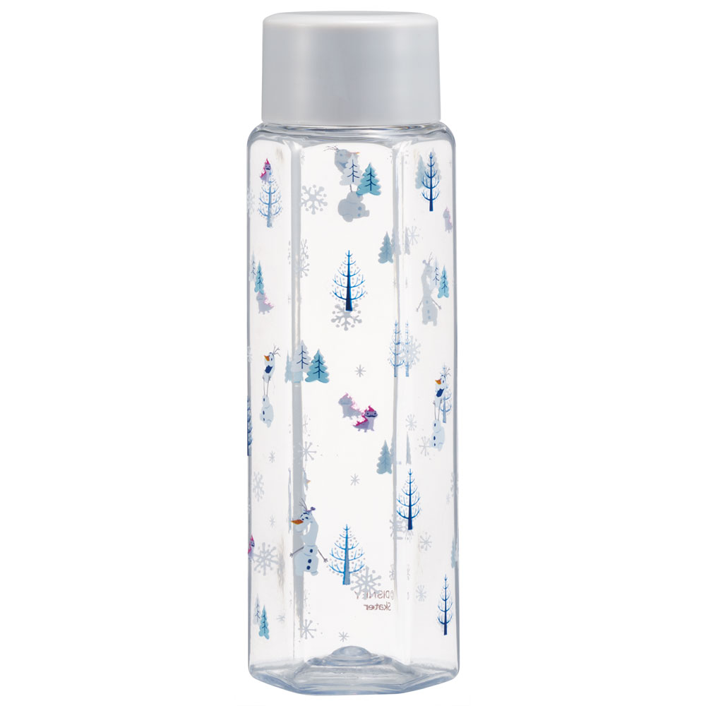 六角形 水筒 プラスチック 250ml ブロー ボトル 大人 キッズ 子供 直飲み 透明 スケーター skater PDH3 オラフ アナと雪の女王 アナ雪 ディズニー 女の子 女子