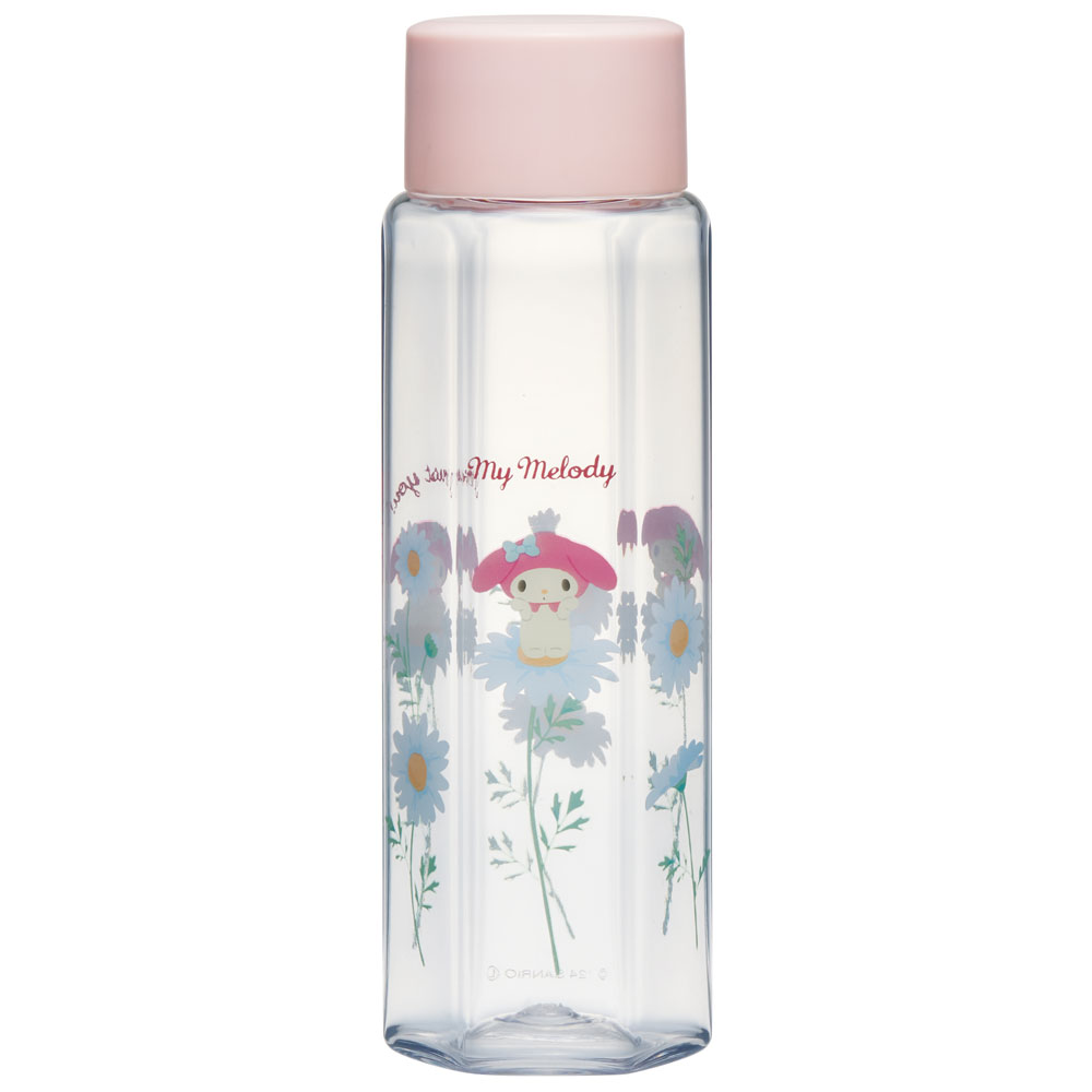 六角形 水筒 プラスチック 250ml ブロー ボトル 大人 キッズ 子供 直飲み 透明 スケーター skater PDH3 マイメロディ マイメロ サンリオ 女の子 女子