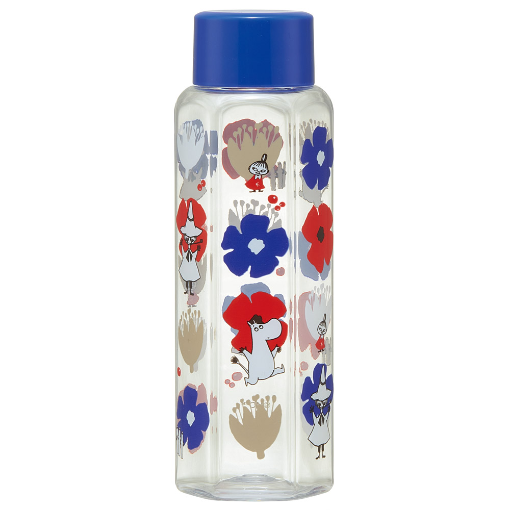 六角形 水筒 プラスチック 350ml ブロー ボトル 大人 キッズ 子供 直飲み 透明 スケーター skater PDH4 ムーミン Moomin リトルミイ 女性 レディース