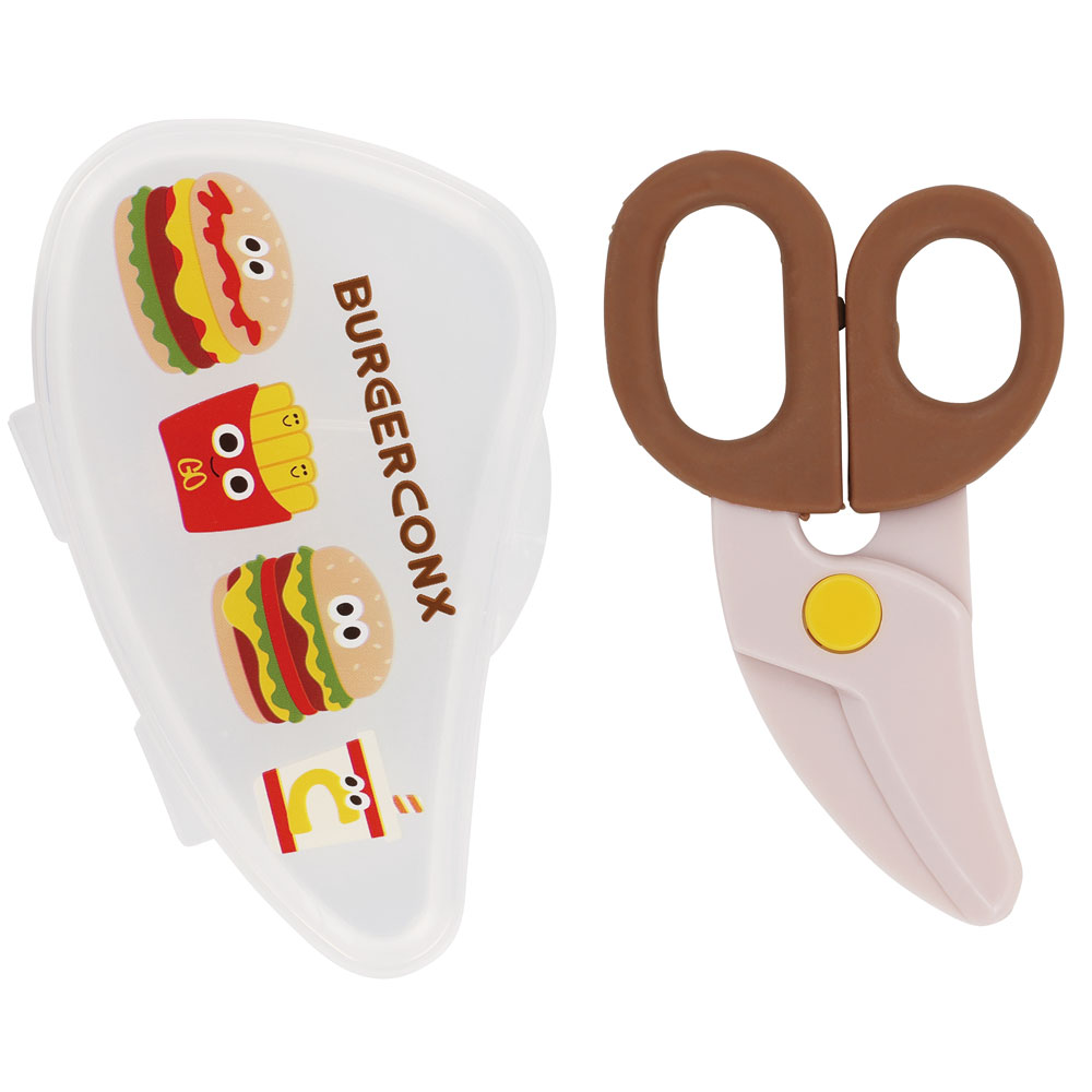 ペット用 フード カッター カット ハサミ 犬 猫 ごはん 食事 便利 PFC1 スケーター skater バーガーコンクス BURGER CONX 男の子 女の子【はさみ ケース 付き 食べ物 手作り 携帯 ケース入り 衛生的 外出先 ペット わんちゃん】