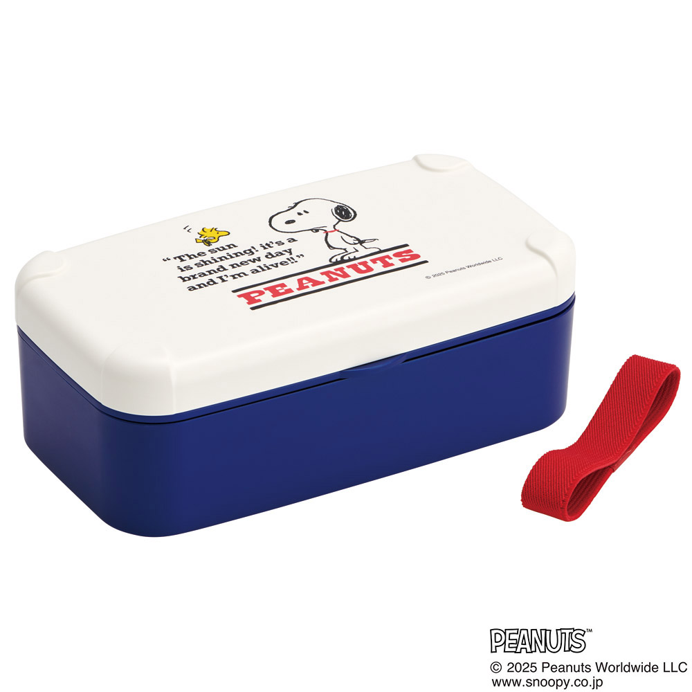 スケーター 弁当箱 スマホスタンド付き 600ml 1段 箸付き 仕切り 食洗機 レンジ 対応 日本製 skater PLB6SSH GANG スヌーピー SNOOPY ピーナッツ 女性【ランチボックス スマホ スタンド ランチベルト】