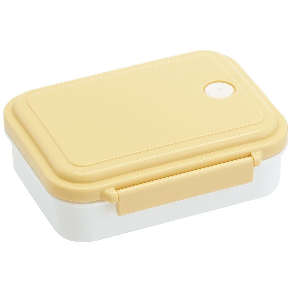弁当箱 大人 一段 スチーム式 ふっくら 温め 食洗機 レンジ 対応 抗菌 日本製 スケーター skater PMF4SMAG くすみ カラー イエロー 黄色 男子 女子 メンズ