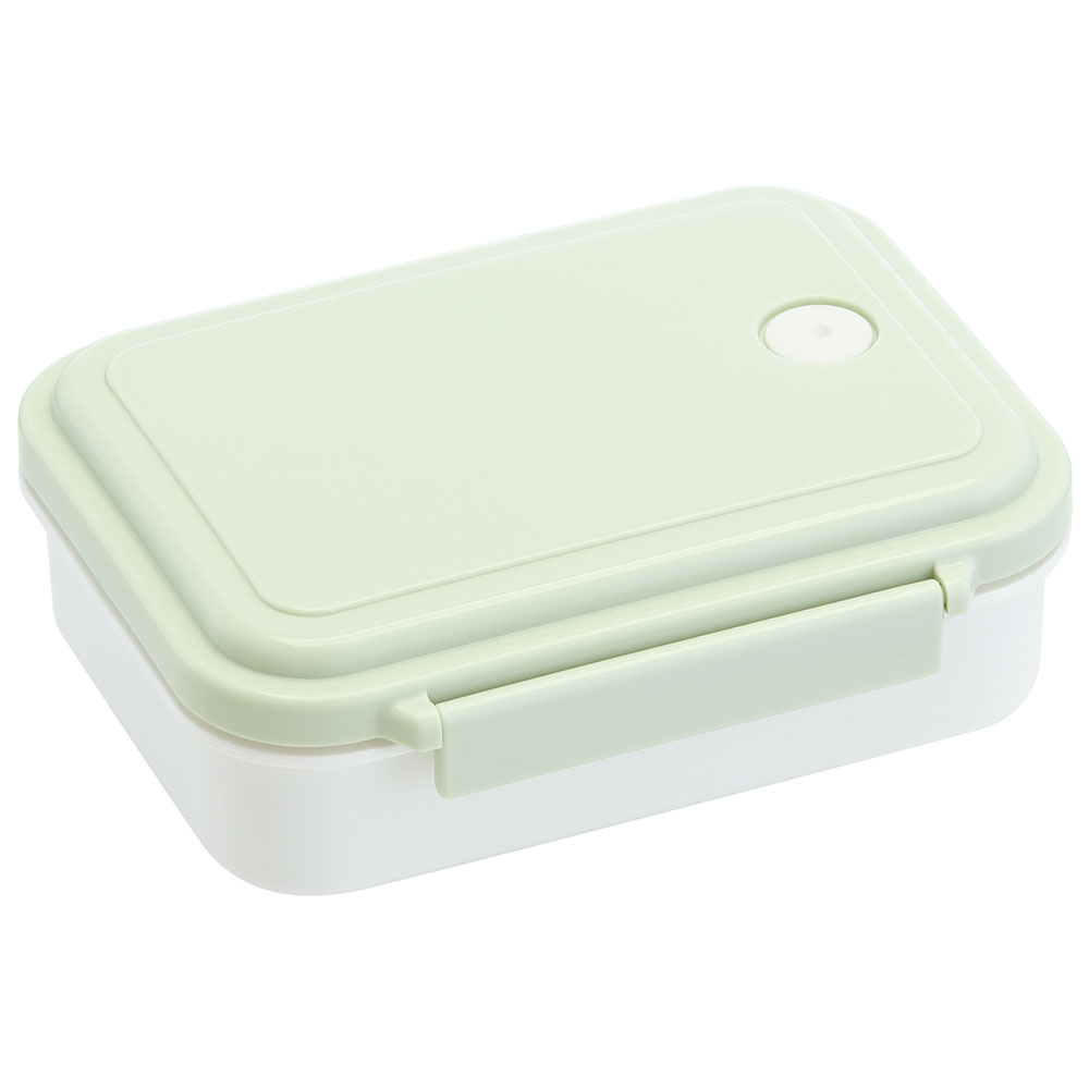弁当箱 大人 一段 スチーム式 ふっくら 温め 食洗機 レンジ 対応 抗菌 日本製 スケーター skater PMF4SMAG くすみ カラー グリーン 緑　みどり 男子 女子