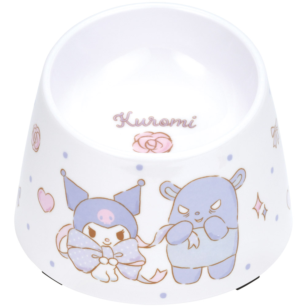 メラミン製 フード ボウル ペット 食器 エサ 犬 わんちゃん メラミン キャラクター スケーター skater PMFB1 クロミ クロミちゃん サンリオ 女の子 女子【いぬ 餌 エサ 皿 ワンちゃん】