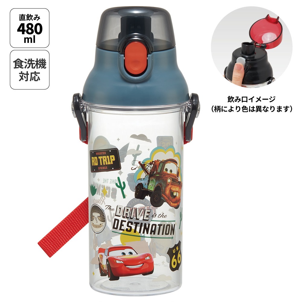 食洗機対応プラクリアボトル 480ml カーズ２４／PSB5TR_4973307658730