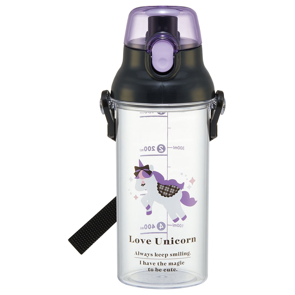 健康クリアマーカーボトル 480ml ラブユニコーン／PSB5TRC_4973307664410／スケーター