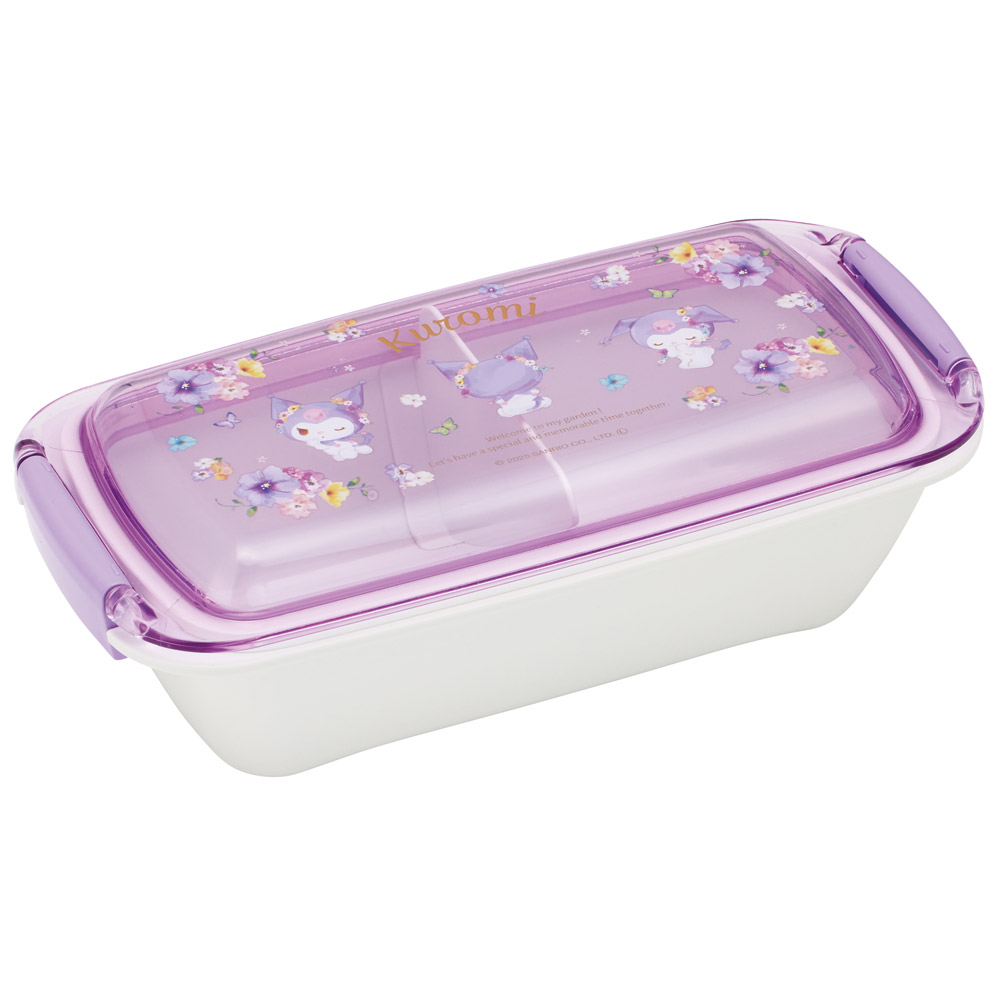 スケーター 洗いやすい弁当箱 パッキン溝の幅が広い ふわっと お弁当箱 530ml 1段 弁当 skater PTLB6B クロミ クロミちゃん サンリオ 女の子 女子【子供 大人 バイオマス ランチボックス レンジ 食洗機 対応】