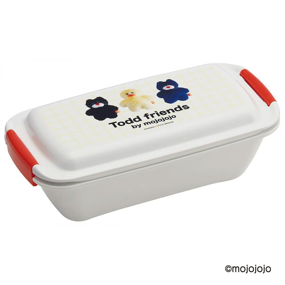 【送料無料】スケーター 洗いやすい弁当箱 パッキン溝の幅が広い ふわっと お弁当箱 530ml 1段 弁当 skater PTLB6B mojojojo モジョジョジョ グッズ【子供 大人 バイオマス ランチボックス レンジ 食洗機 対応】