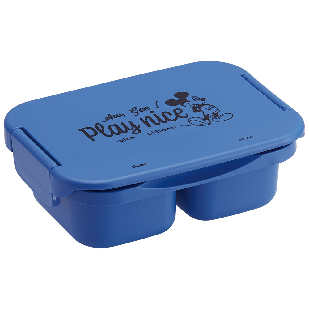 抗菌 セパレート型 弁当箱 500ml タイト ランチボックス 1段 一体型仕切り スケーター skater PTLBS5AG ミッキーマウス ミッキー Mickey 男の子 女の子