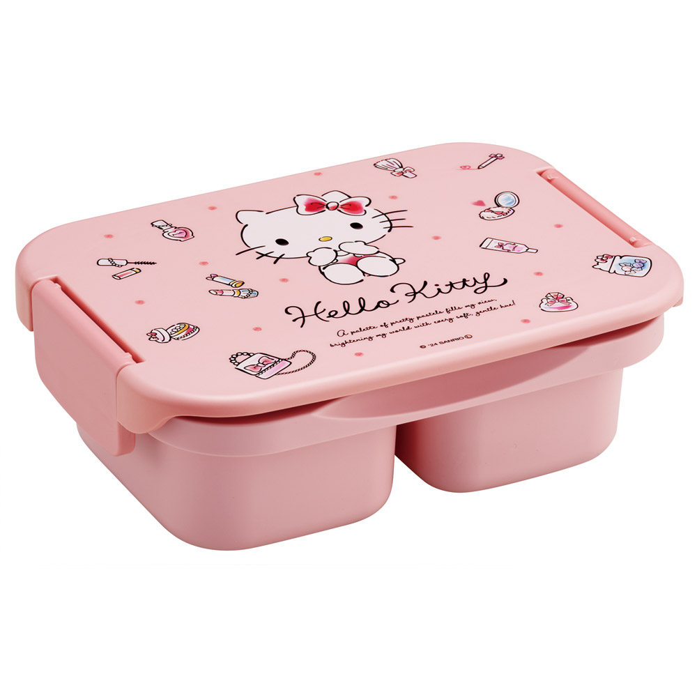 抗菌 セパレート型 弁当箱 500ml タイト ランチボックス 1段 一体型仕切り スケーター skater PTLBS5AG キティ ハローキティ キティちゃん 女の子