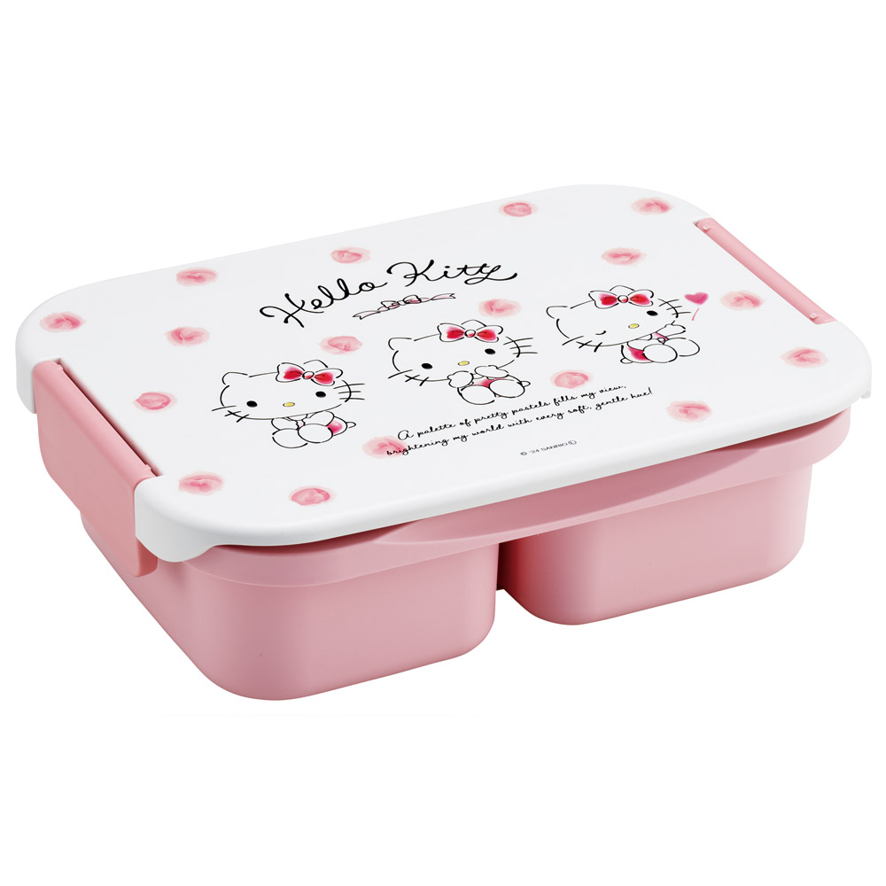 抗菌 セパレート型 弁当箱 900ml タイト ランチボックス 1段 一体型仕切り スケーター skater PTLBS9AG キティ ハローキティ キティちゃん 女の子