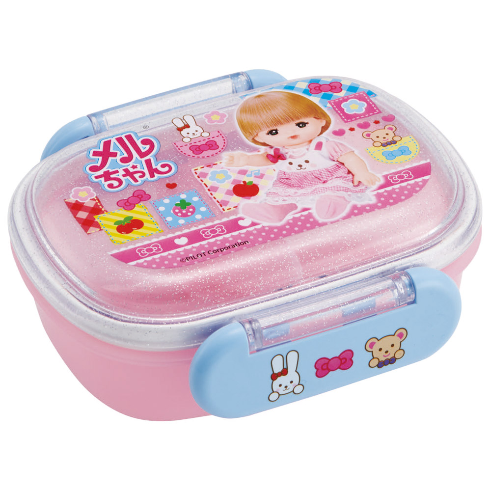 お弁当箱 子供 1段 270ml おしゃれ 幼稚園 弁当箱 仕切り ドーム型 キャラクター skater スケーター QAF1AG メルちゃん グッズ めるちゃん