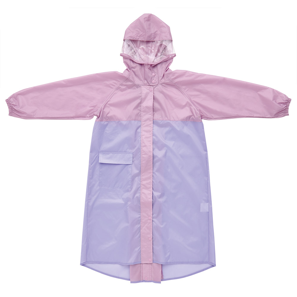 2WAY レインコート カッパ かっぱ 雨合羽 コート パンツ 2通り 撥水 蒸れにくい スケーター skater RACOBY1 パープル 紫 むらさき