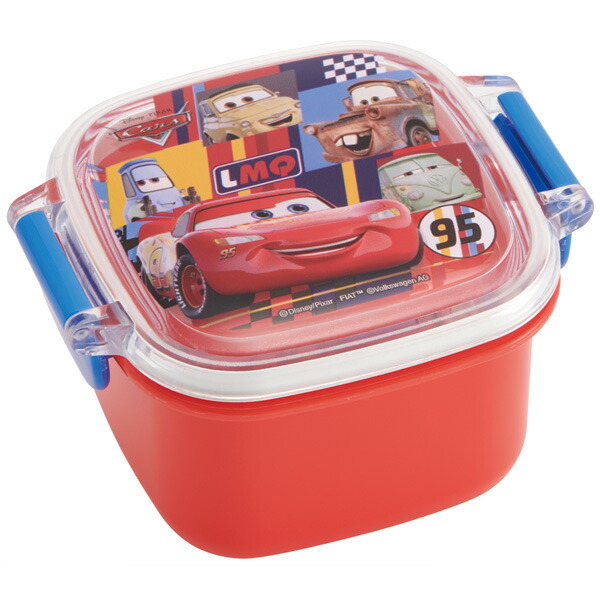 お弁当箱食洗機対応ミニタイトランチボックス カーズ20 ランチグッズ ミニ デザート入れ フルーツ入れ 小物入れ ミニ容器 ディズニー Disney Cars 男の子