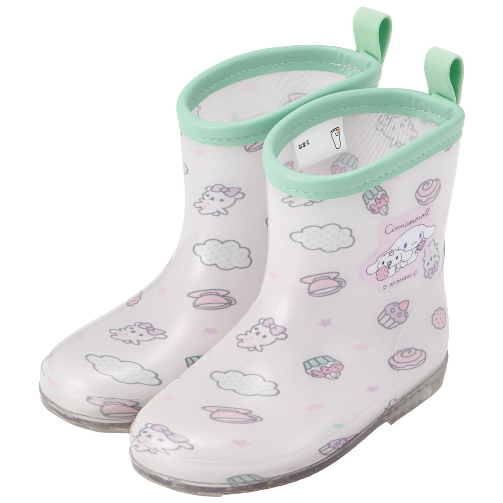 レインブーツ 16cm シナモロールみるくといっしょ／RIBT16_4973307638121