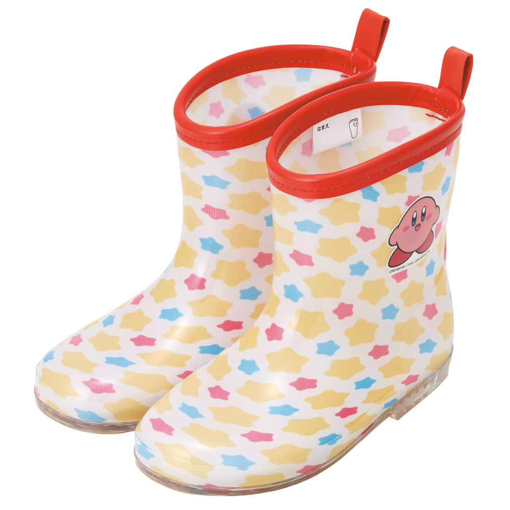 長靴 キッズ 子供 18cm かわいい レインブーツ 歩きやすい 幼稚園 キャラクター skater スケーター RIBT18 星のカービィ カービィ 任天堂 男の子 男子
