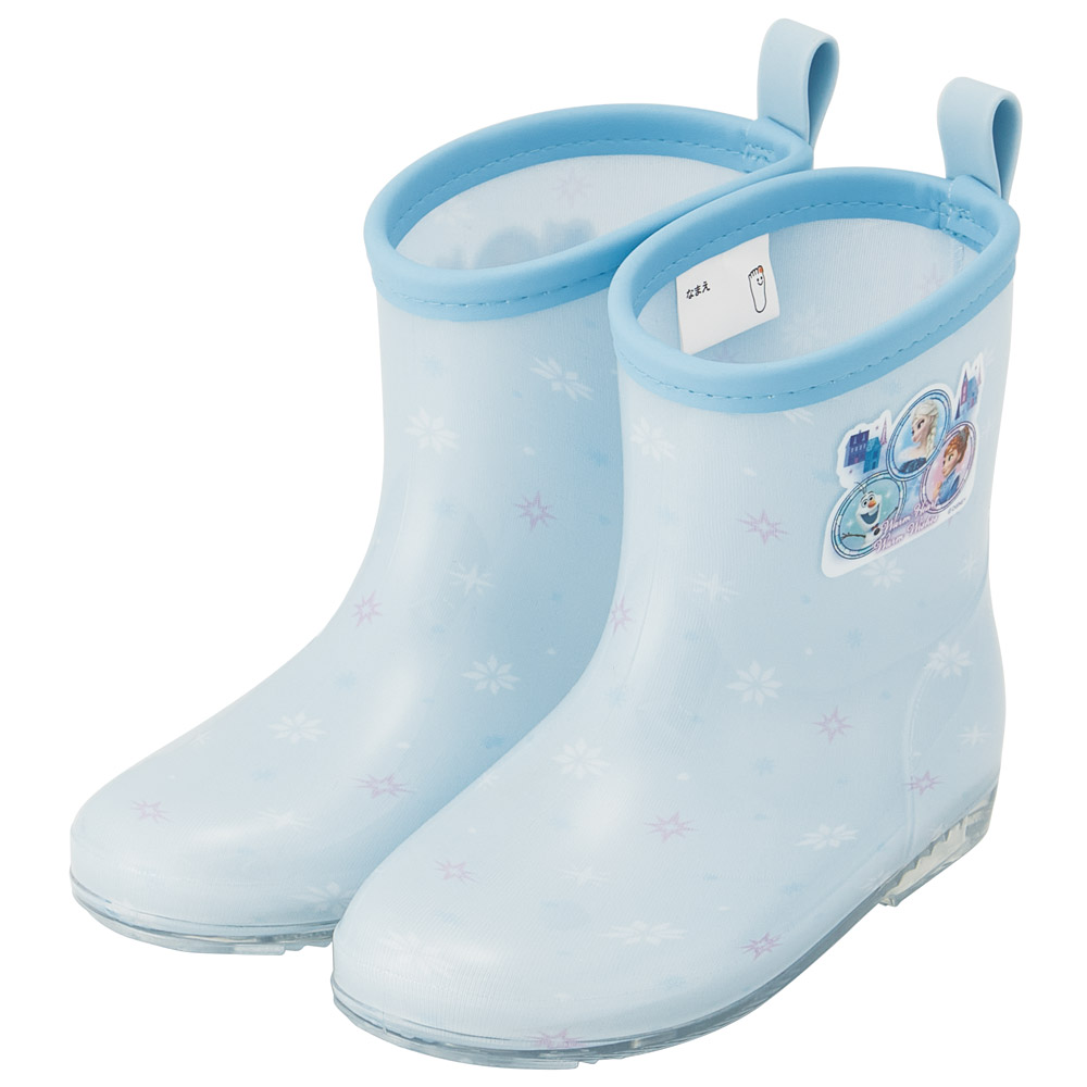 長靴 キッズ 子供 18cm かわいい レインブーツ 歩きやすい 幼稚園 キャラクター skater スケーター RIBT18 アナと雪の女王 25年 アナ雪 ディズニー 女の子 女子