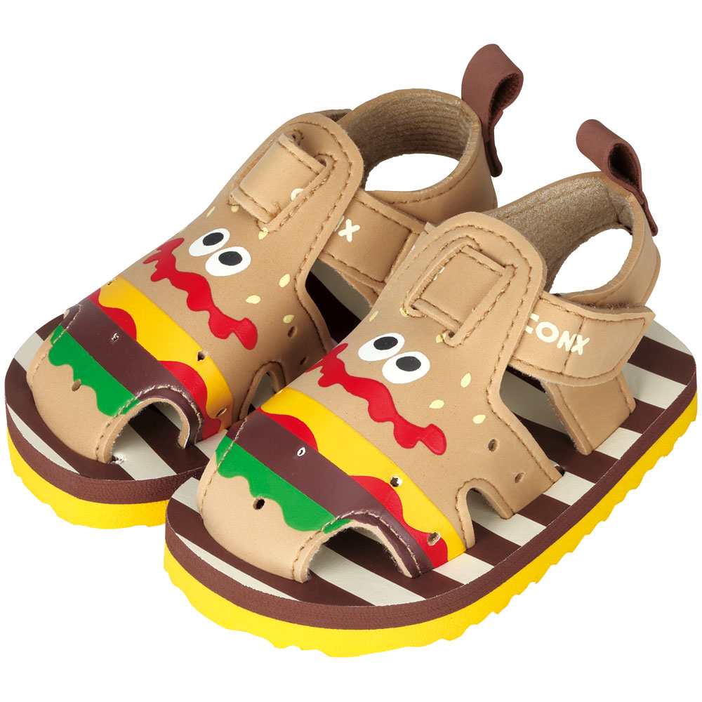 ベビーサンダル 12 赤ちゃん サンダル 12cm 水遊び キッズ 子供 シューズ スケーター SDBAN12 skater バーガーコンクス BURGER CONX 男の子 女の子【靴 かわいい ベビー用品 プレゼント ギフト 誕生日 夏 お出かけ】