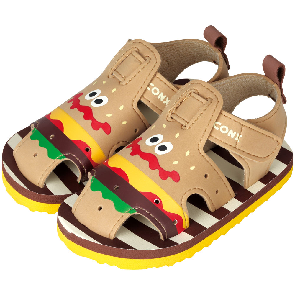 ベビーサンダル 14 赤ちゃん サンダル 14cm 水遊び キッズ 子供 シューズ スケーター SDBAN14 skater バーガーコンクス BURGER CONX 男の子 女の子【靴 かわいい ベビー用品 プレゼント ギフト 誕生日 夏 お出かけ】