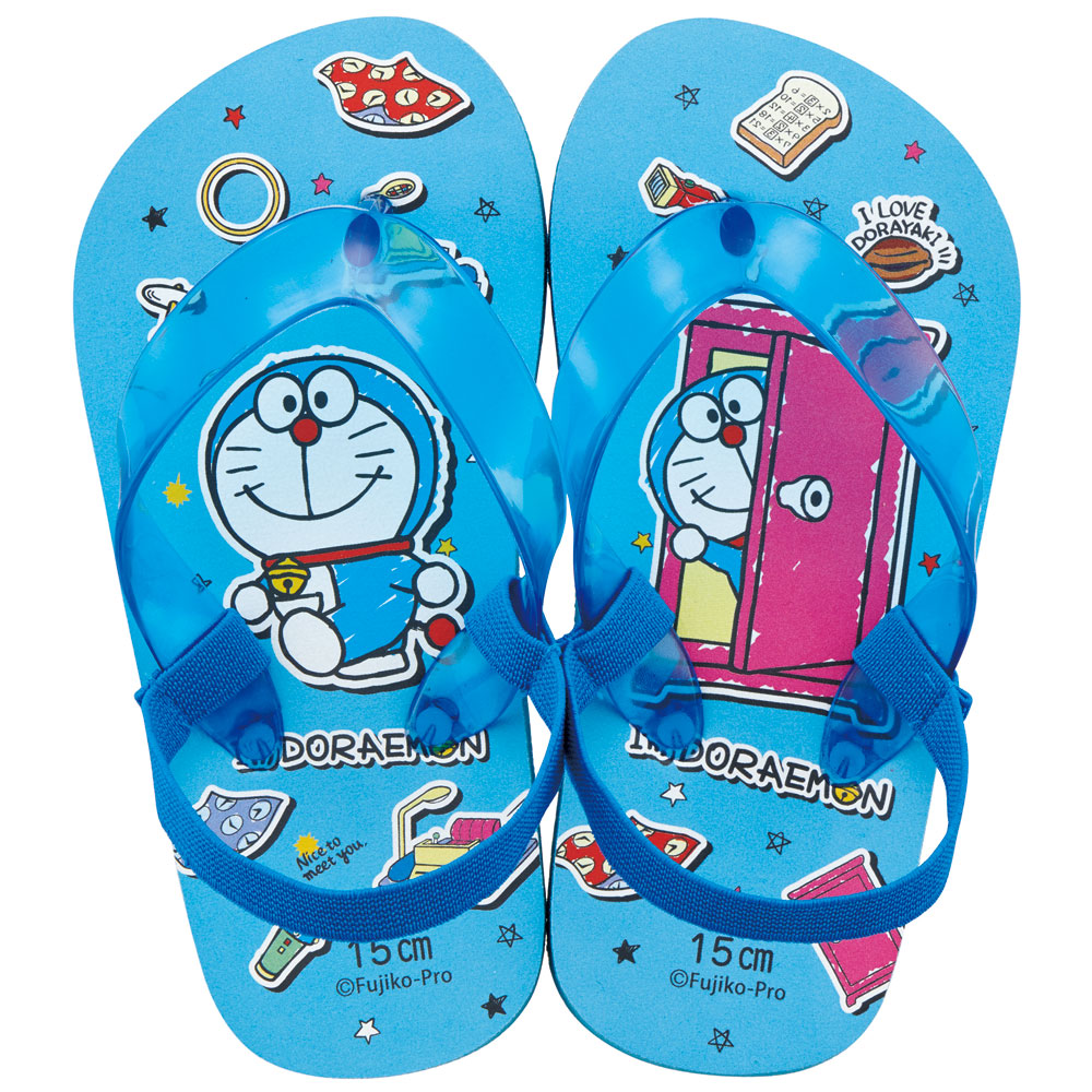 ビーチサンダル キッズ 15cm 子供 キャラクター サンダル 夏用 痛くない skater SDBE15 スケーター ドラえもん どらえもん 男の子 女の子 男子 女子【ビーサン子ども 海 プール お出かけ ゴムバンド付き 子供用 おしゃれ】