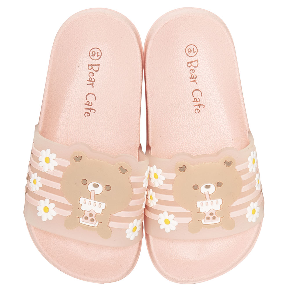 キッズ シャワー サンダル 16cm 16 子供 こども かわいい 夏 海 ビーチ スケーター skater SDSH16 Bear Cafe クマ くま 女の子 女子【プール 海水浴 子ども キャラクター】