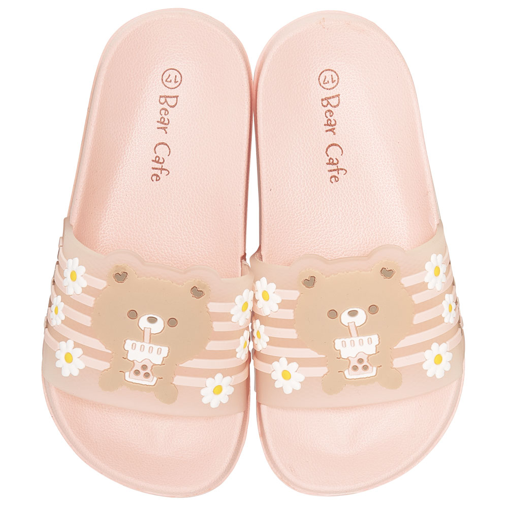 キッズ シャワー サンダル 17cm 17 子供 こども かわいい 夏 海 ビーチ スケーター skater SDSH17 Bear Cafe クマ くま 女の子 女子【プール 海水浴 子ども キャラクター】