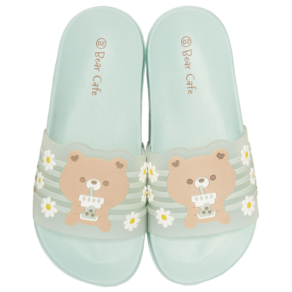 キッズ シャワー サンダル 20cm 20 子供 こども かわいい 夏 海 ビーチ スケーター skater SDSH20 Bear Cafe クマ くま 女の子 女子【プール 海水浴 子ども キャラクター】
