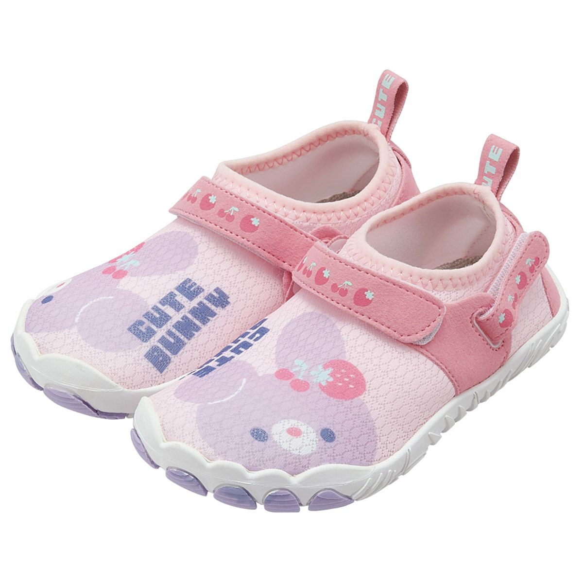 【送料無料】スケーター 子供用 アクアシューズ 17cm 水陸両用 キッズ 靴 マリン シューズ 水遊び 川 海 skater SHAQ17 CUTE BUNNY キュート バニー うさぎ かわいい【マリンシューズ 子供 アクア シューズ レジャー】