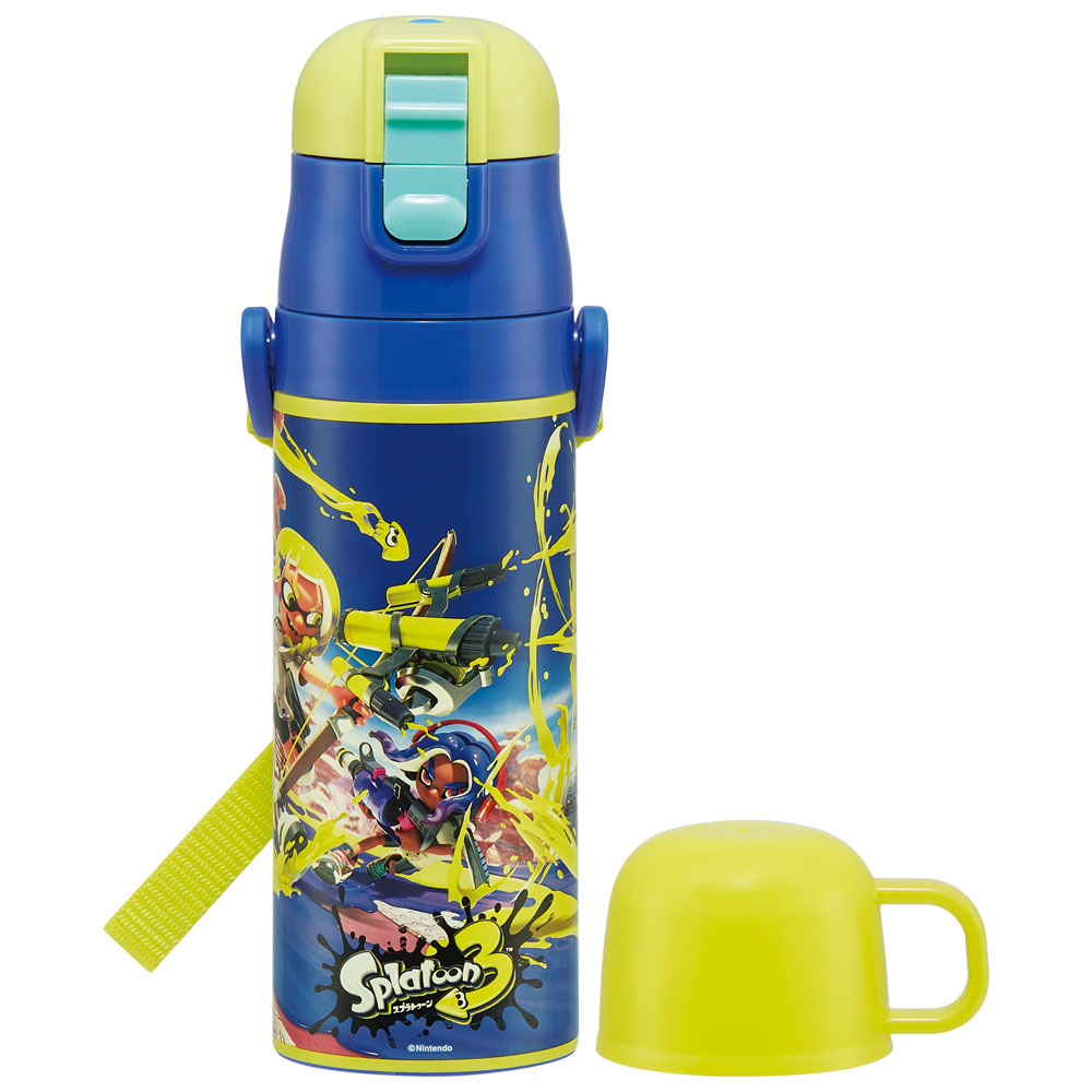 【送料無料】超軽量2WAYステンレスボトル 470ml/430mlスプラトゥーン３／SKDC4_4973307621987