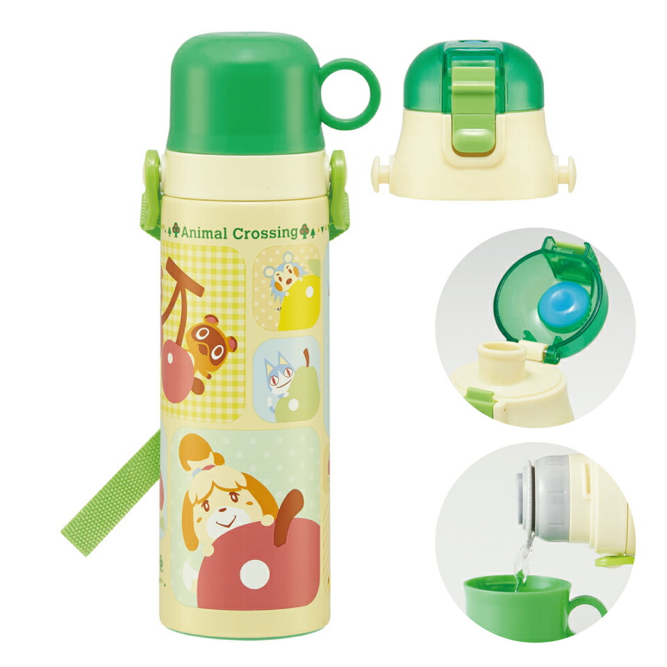 超軽量2WAYステンレスボトル 580ml/570mlどうぶつの森２１／SKDC6_4973307546587
