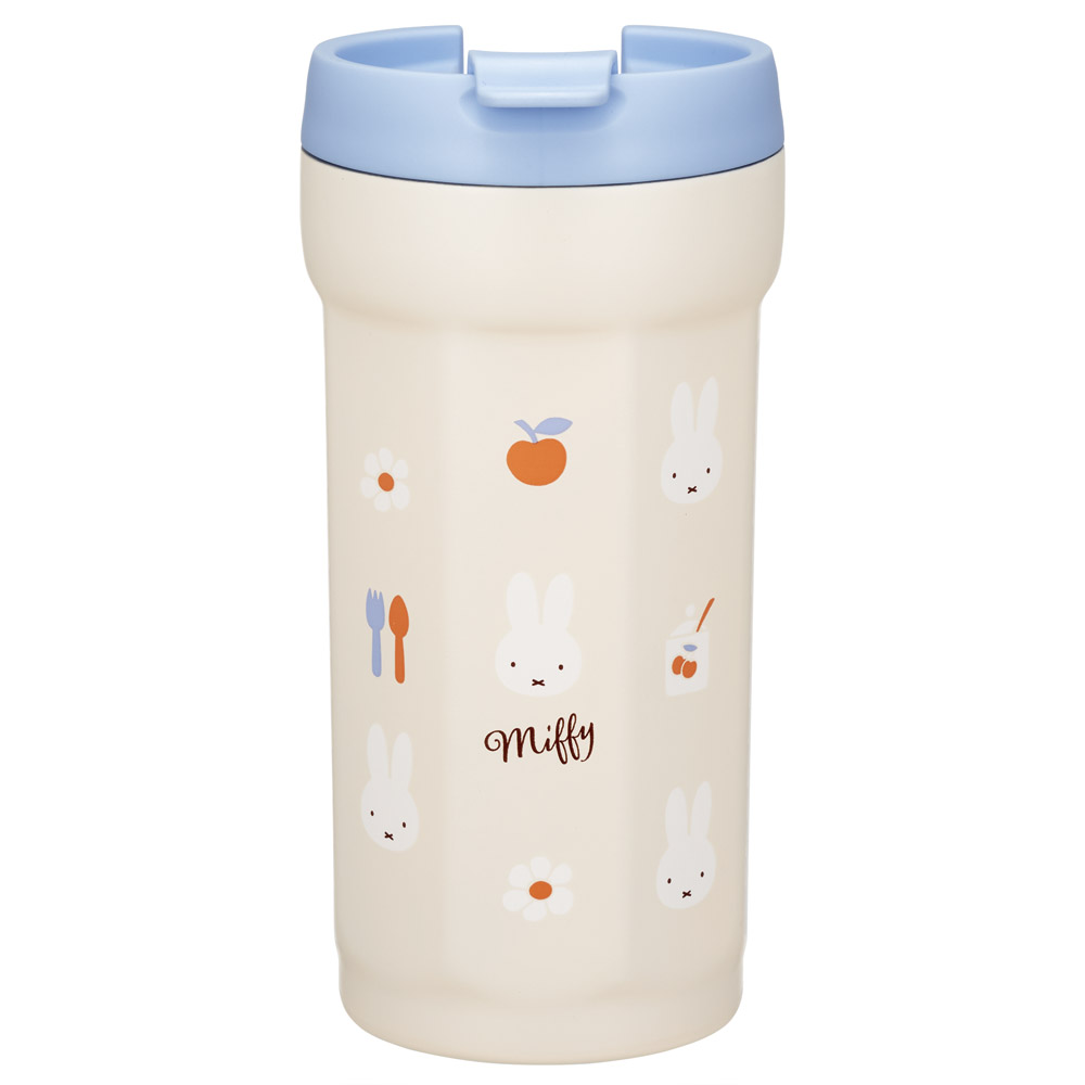 八角形 ステンレス タンブラー 350ml コップ フタ付き 保温 保冷 おしゃれ スケーター skater SMVO4 ミッフィー Miffy うさこちゃん 女の子 女性