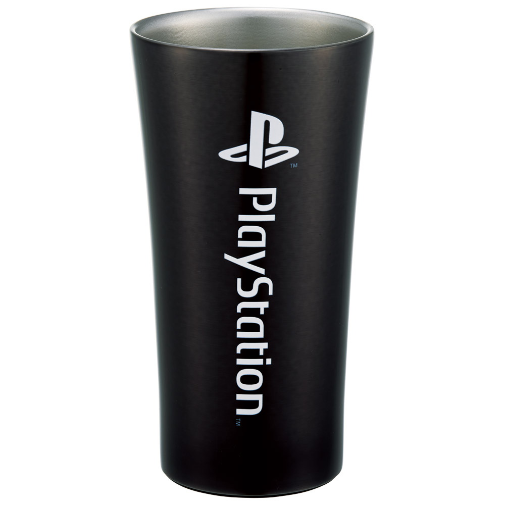 タンブラー おしゃれ 保温 保冷 ステンレスタンブラー 400ml キャラクター グッズ skater スケーター STB4N PlayStation プレイステーション プレステ ロゴ