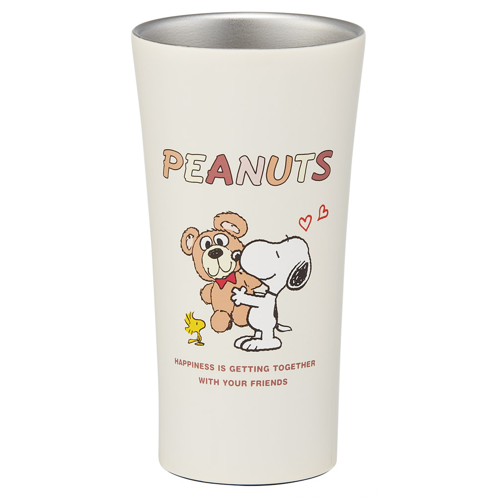 スケーター タンブラー おしゃれ 保温 保冷 ステンレスタンブラー 400ml キャラクター グッズ skater STB4N スヌーピー SNOOPY and BEAR ピーナッツ 女性