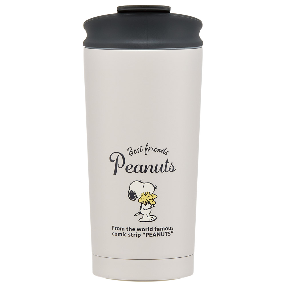 【送料無料】サーモ タンブラー 水筒 450ml 保温 保冷 ステンレス 蓋付き スケーター skater STBF5 スヌーピー SNOOPY ピーナッツ 女性 レディース