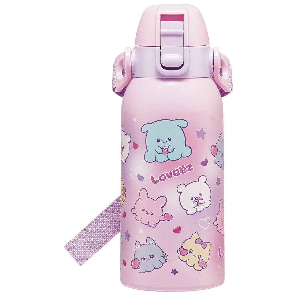 【送料無料】直飲みダイレクトステンレスボトル 600ml らぶい～ず／STCH6_4973307707162