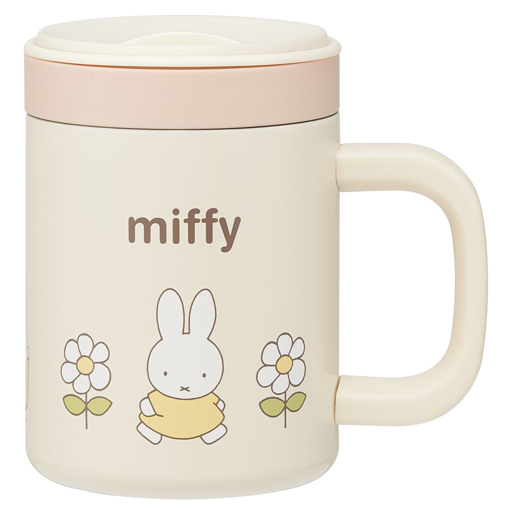 インナーカップ付き ステンレス マグ カップ コップ 保温 保冷 フタ付き スケーター skater STMG4NI ミッフィー Miffy うさこちゃん 女の子 女性