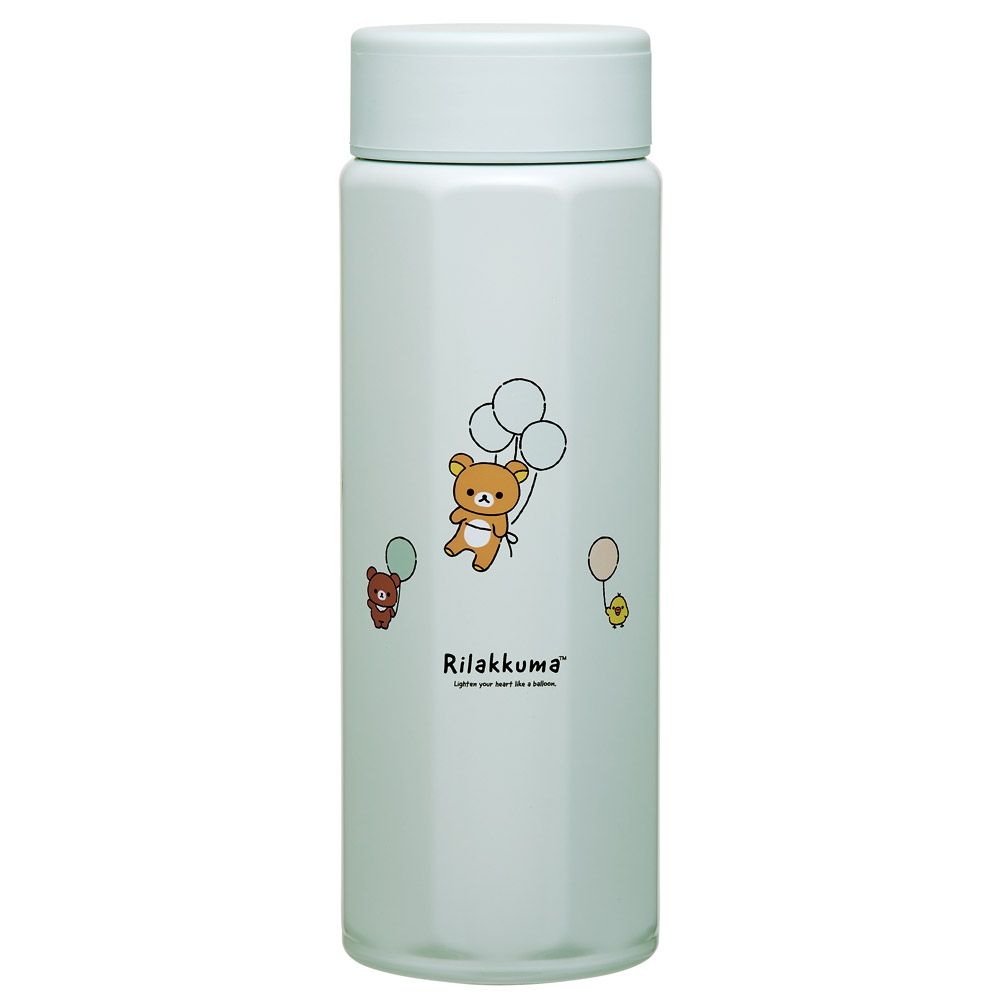 八角形 ステンレス マグボトル 水筒 500ml 保冷 保温 直飲み 大人 キャラクター skater スケーター STO5 リラックマ ふわっと風船 Rilakkuma 女の子 女性